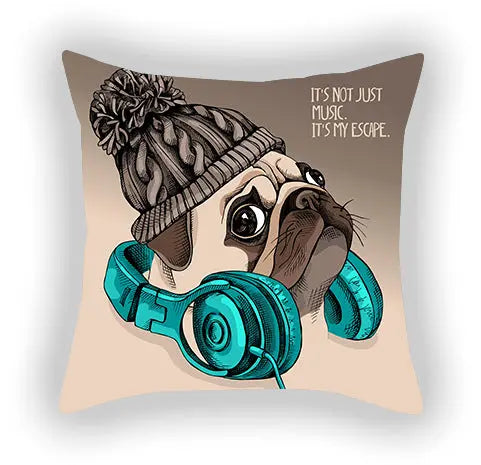 Housse De Coussin Imprimée BALCONY CR5313-45x45cm