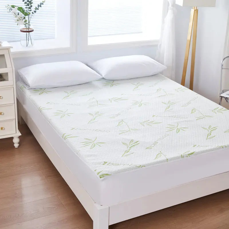 Housse De Matelas Imperméable Bambou JACQUA Bamboo Fiber Jacquard-160cmX200cmX30cm