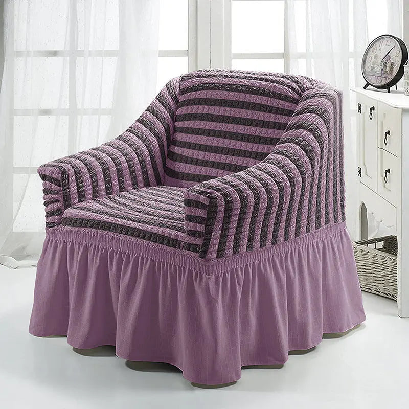 Housse Fauteuil Cabriolet Polyester CALIMA Twotone purple-Single S 90to140CM
