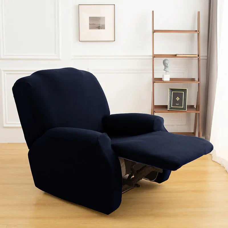 Housse Fauteuil Élastique FLOCKY Navy Blue-Chivas Single