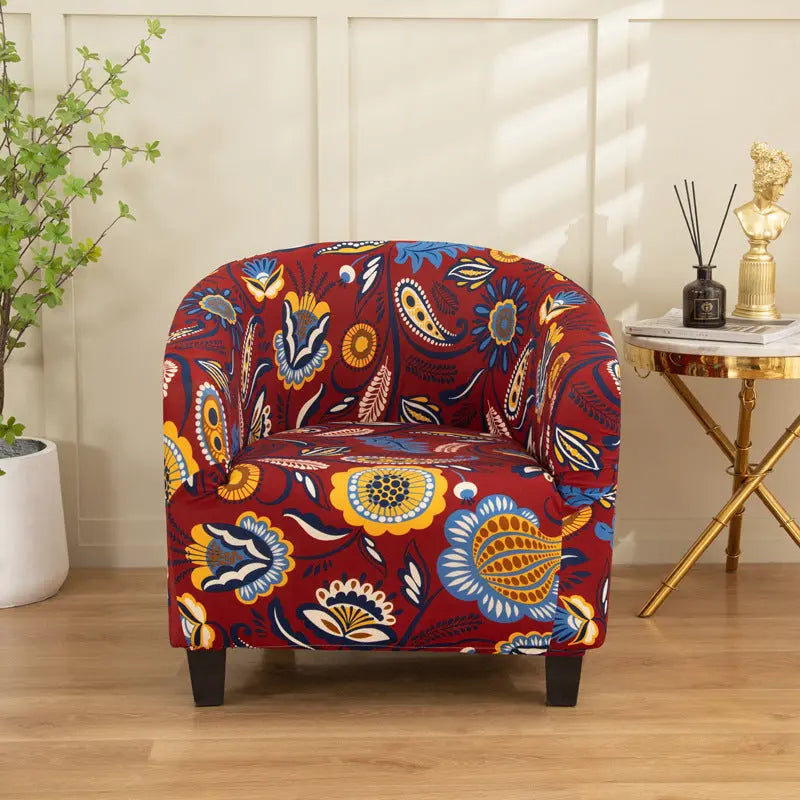 Housse Fauteuil Élastique JASMIRO Dark Fragrance-Semicircle Single 65 90cm