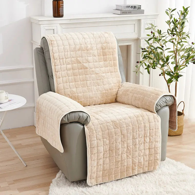 Housse Fauteuil Relax Douceur MIKA Rice coffee-167x190CM