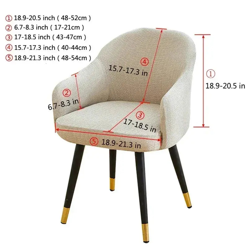 Housse Fauteuil Scandinave Moderne YVORIS Housse de France