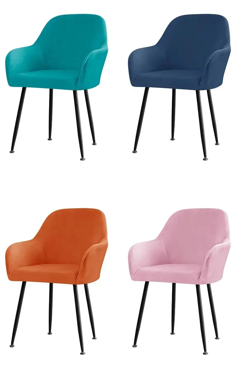 Housse Fauteuil Velours Scandinave PLENIO Housse de France