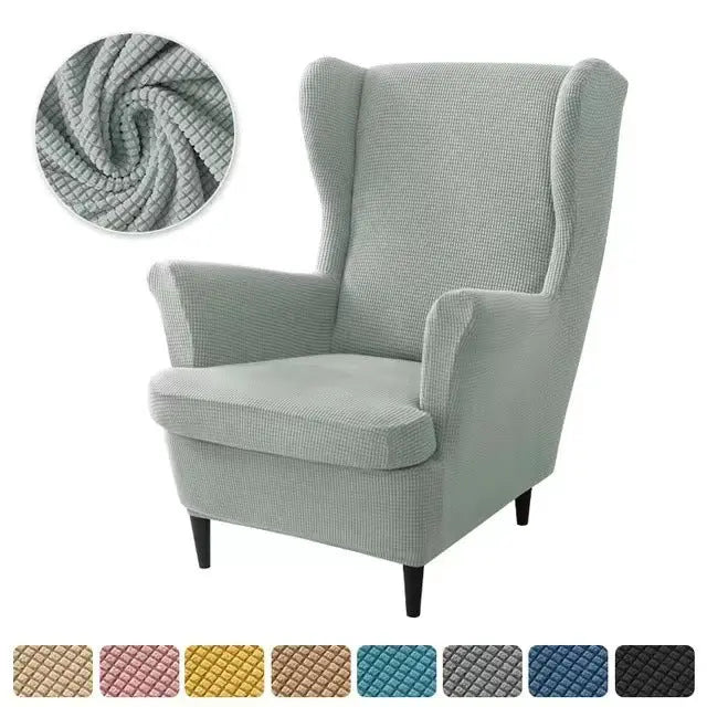 Housse Fauteuil Élastique TIGO Light Gray-3PCS SET