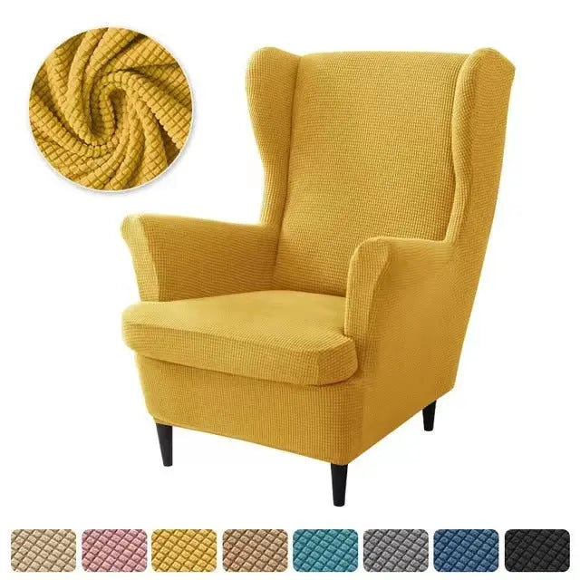 Housse Fauteuil Élastique TIGO Turmeric-3PCS SET