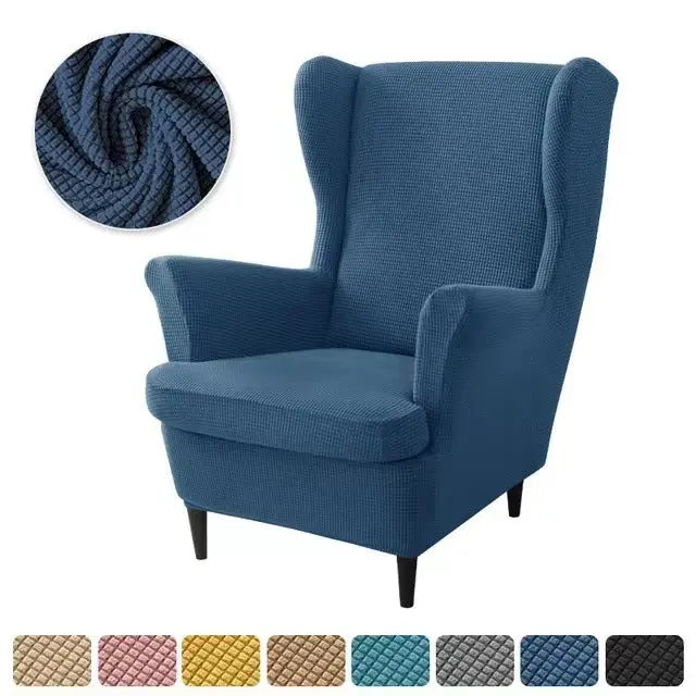 Housse Fauteuil Élastique TIGO Dark Blue-2PCS SET