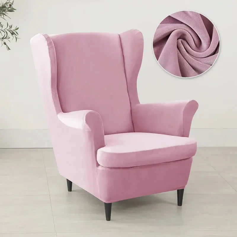 Housse Fauteuil à Oreilles Velours VELORIN Housse de France
