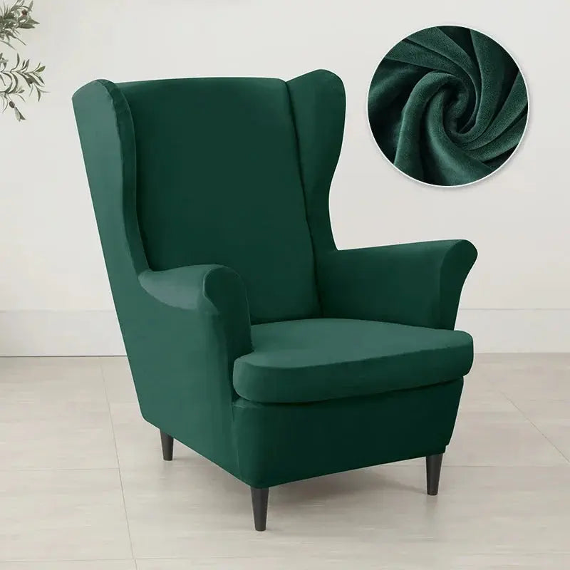 Housse Fauteuil à Oreilles Velours VELORIN Housse de France