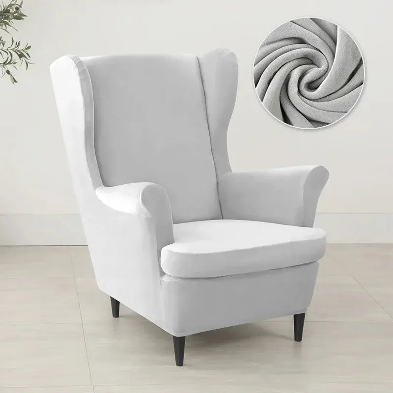 Housse Fauteuil à Oreilles Velours VELORIN Housse de France