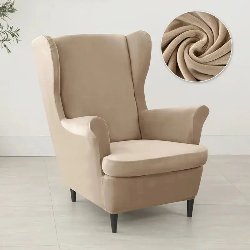 Housse Fauteuil à Oreilles Velours VELORIN Housse de France