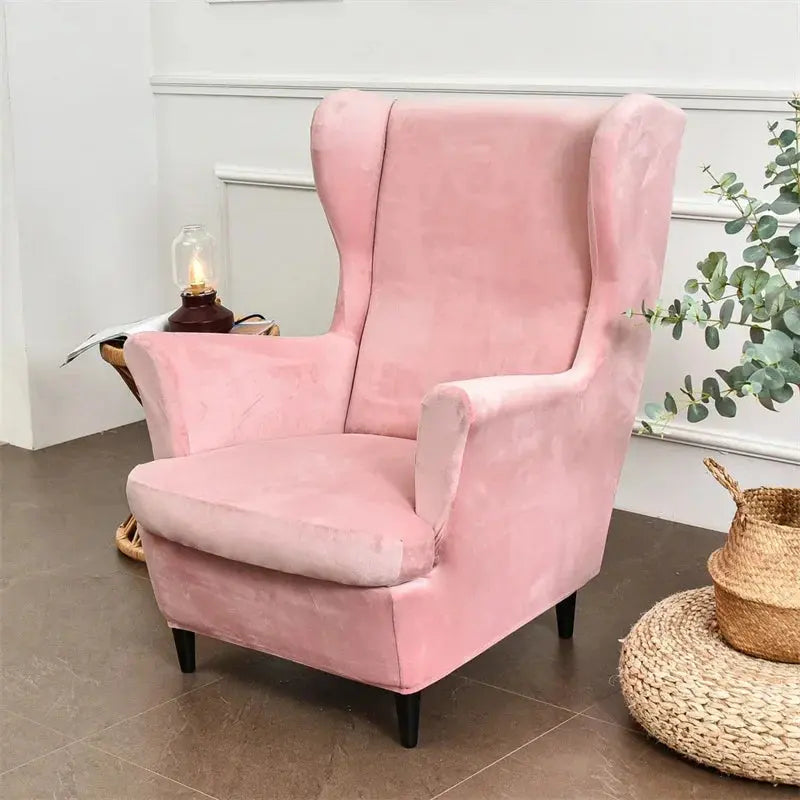 Housse Fauteuil à oreilles velours SOLVIA Housse de France