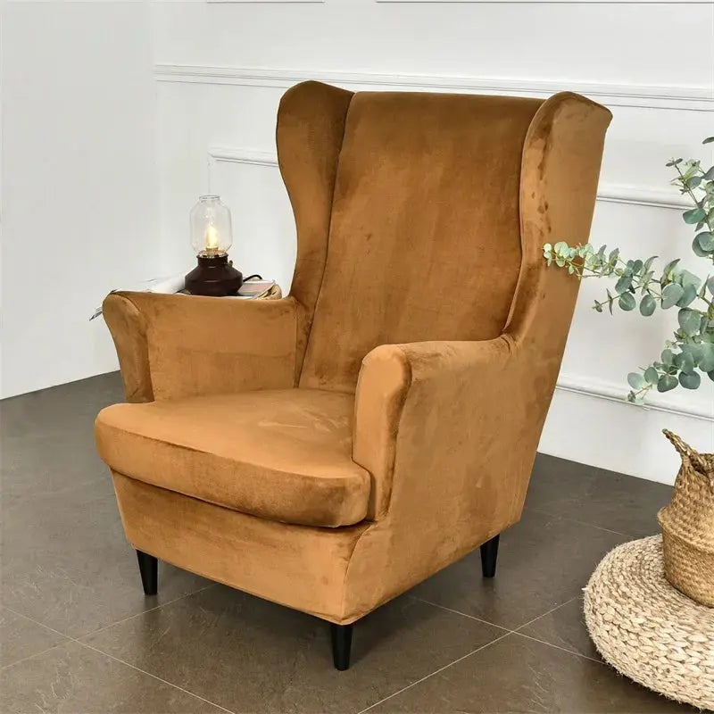 Housse Fauteuil à oreilles velours SOLVIA Housse de France