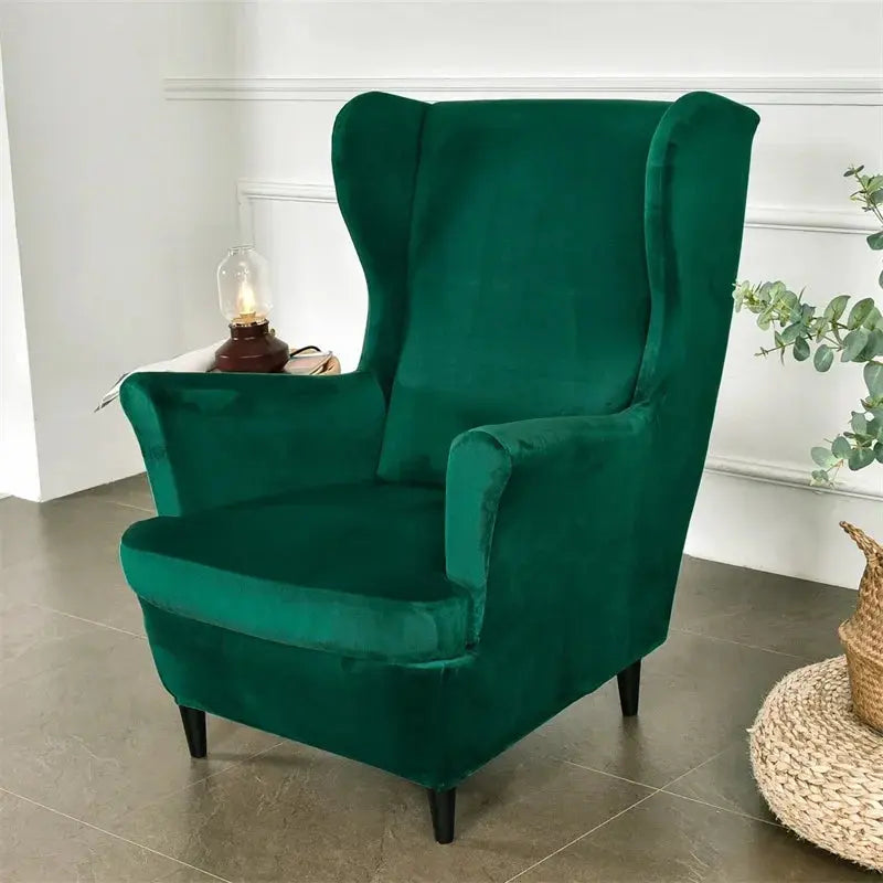 Housse Fauteuil à oreilles velours SOLVIA Housse de France
