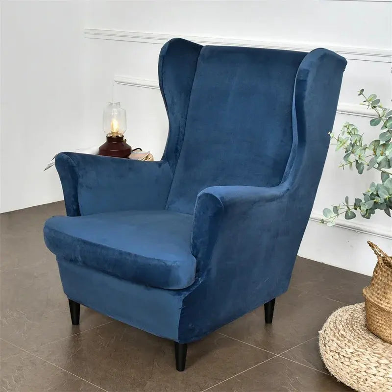Housse Fauteuil à oreilles velours SOLVIA Housse de France