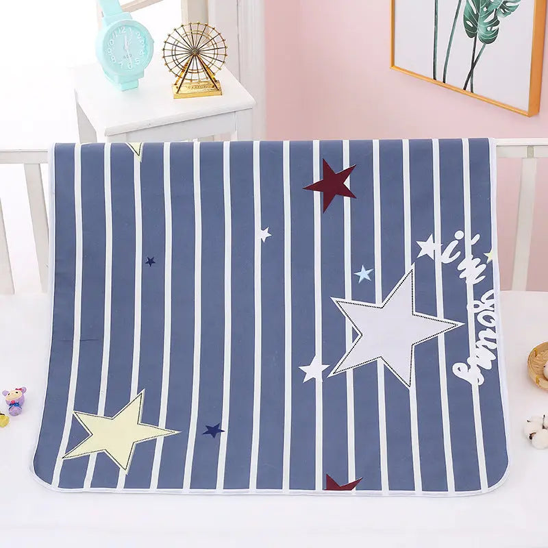 Housse Matelas Coton Écologique KIDOVO Five pointed star-100X150