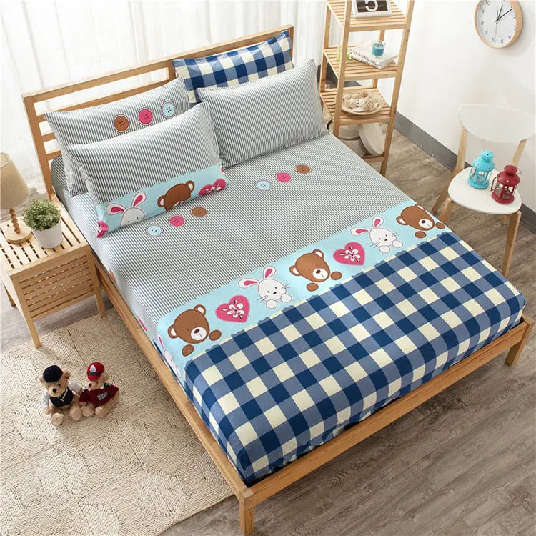 Housse Matelas Coton PURENA Lattice-120x200