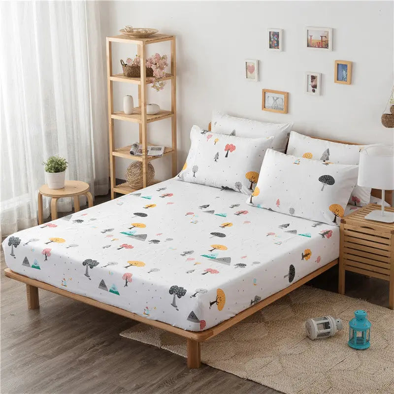 Housse Matelas Coton PURENA White-120x200