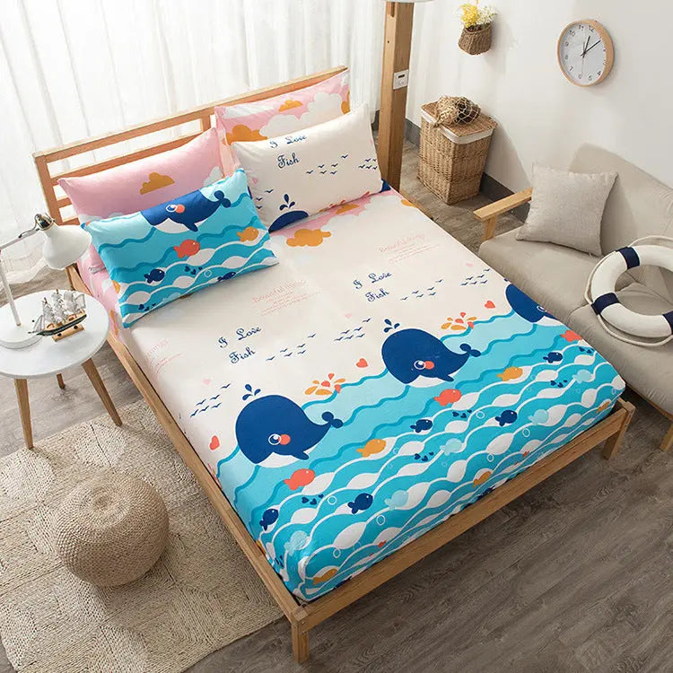 Housse Matelas Coton PURENA Ocean-150x200
