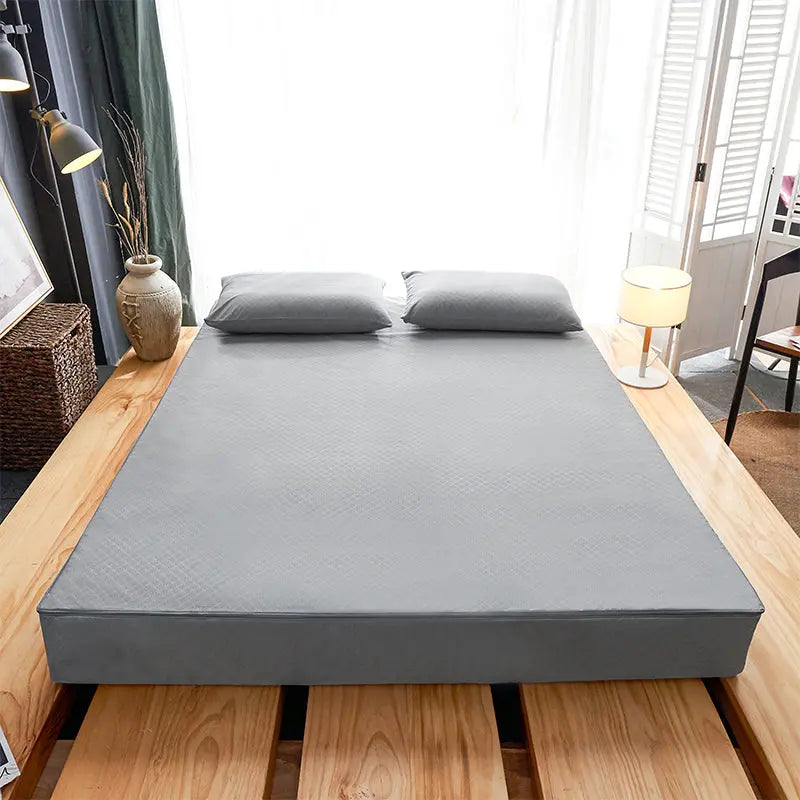 Housse Matelas Imperméable POLLUX Grey-120x200x15