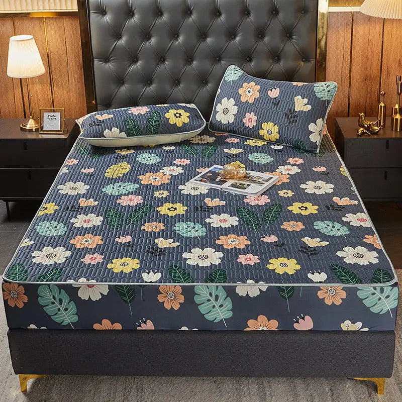 Housse Matelas Latex Moderne SIMMAX Banana leaf-90x200cmTwo pieces
