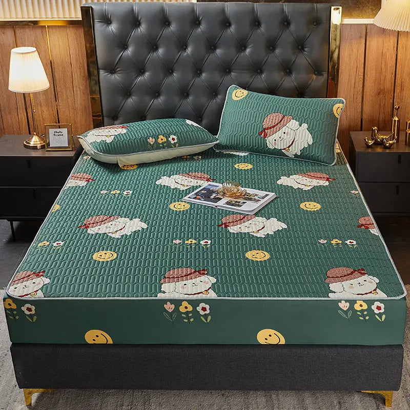 Housse Matelas Latex Moderne SIMMAX Jingle dog-150x200cmthree item