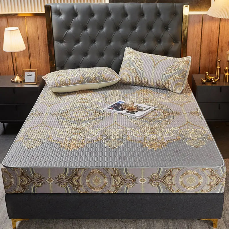 Housse Matelas Latex Moderne SIMMAX Wealth Grey-200x220cmBed sheet