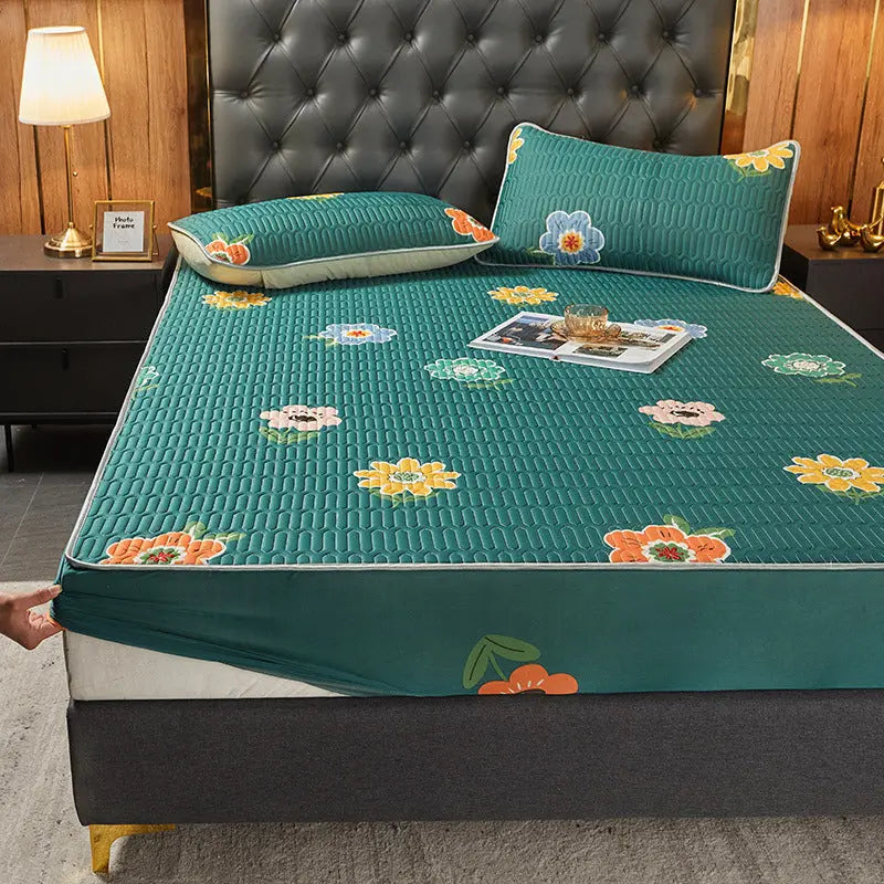 Housse Matelas Latex Moderne SIMMAX Blossoming flowers-180x200cmBed sheet