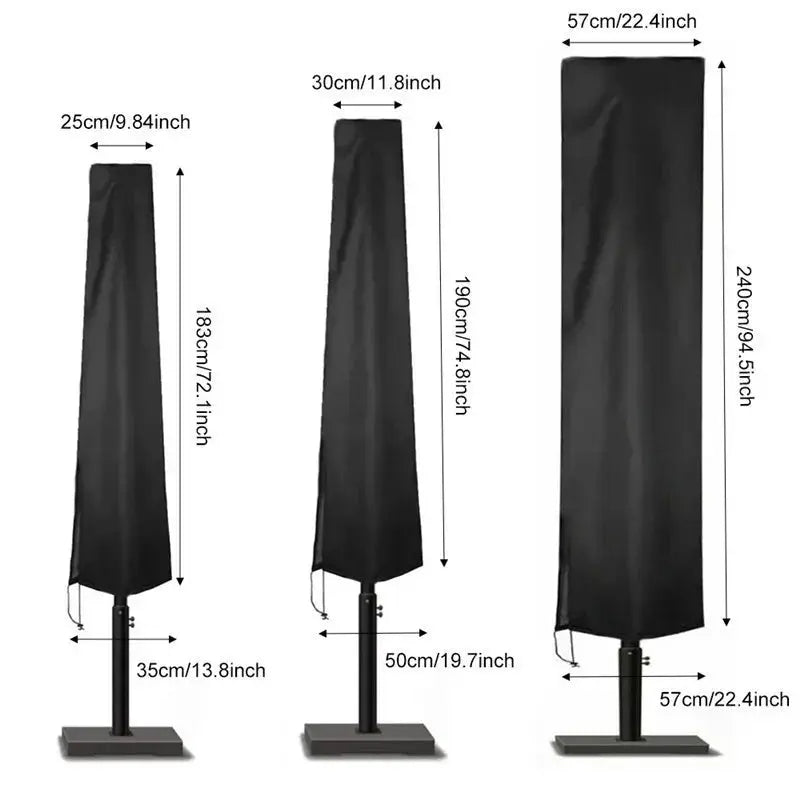 Housse Parasol Déporté Imperméable OXANO Housse de France
