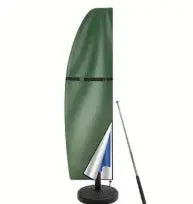 Housse Parasol Déporté Oxford SOLARO 205x 48cm-Green 210D