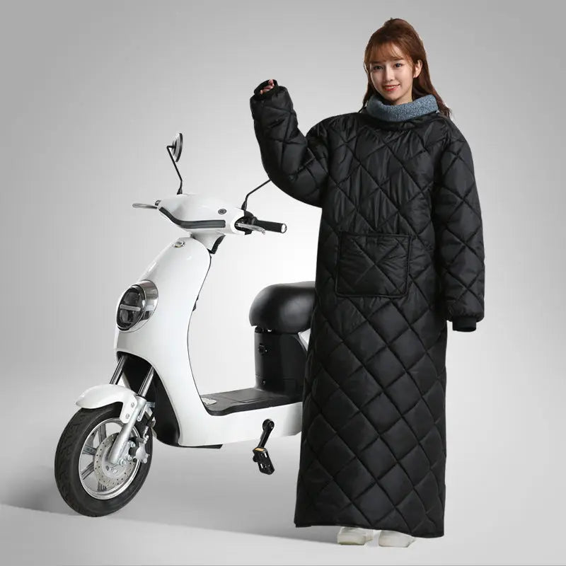 Housse Pour Moto Imperméable ZILARO Black-XXL plus handle and hat