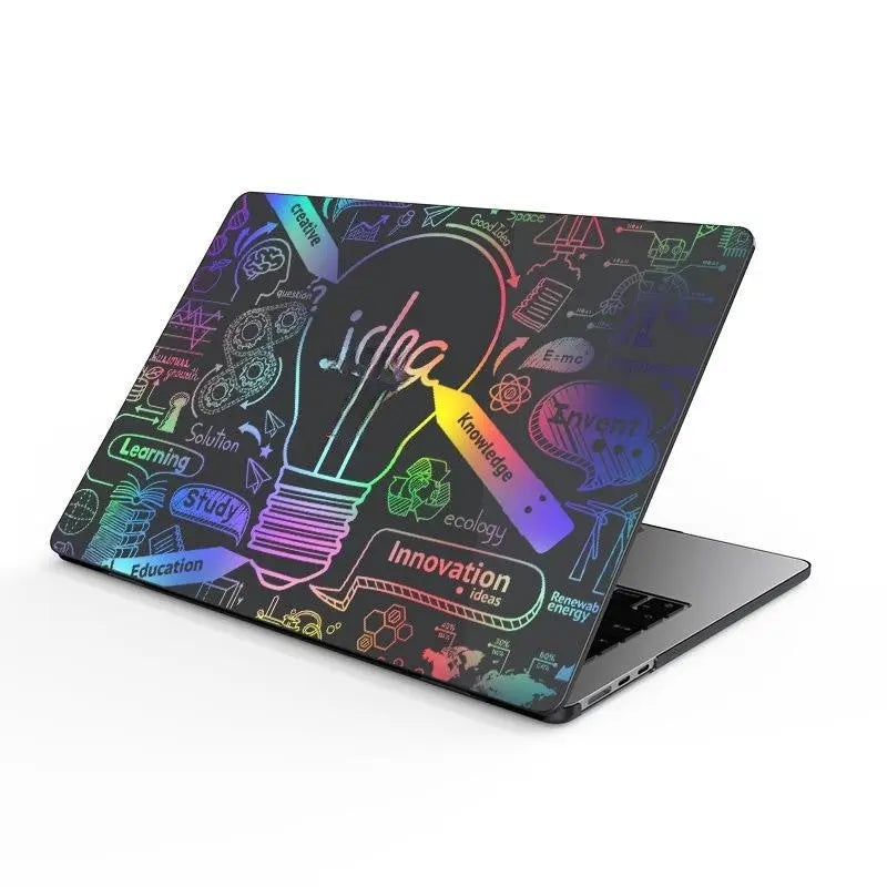 Housse Pour Ordinateur Plastique LUMIO Color Transparent Black Shell-Air13 Inch A1932