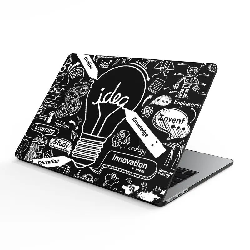 Housse Pour Ordinateur Plastique LUMIO Hot Silver Black Shell-Air13 Inch A1932