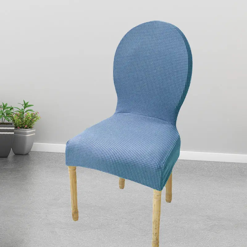 Housse Protection Chaise Élastique VELOXA Gray And Blue-Same Style Universal