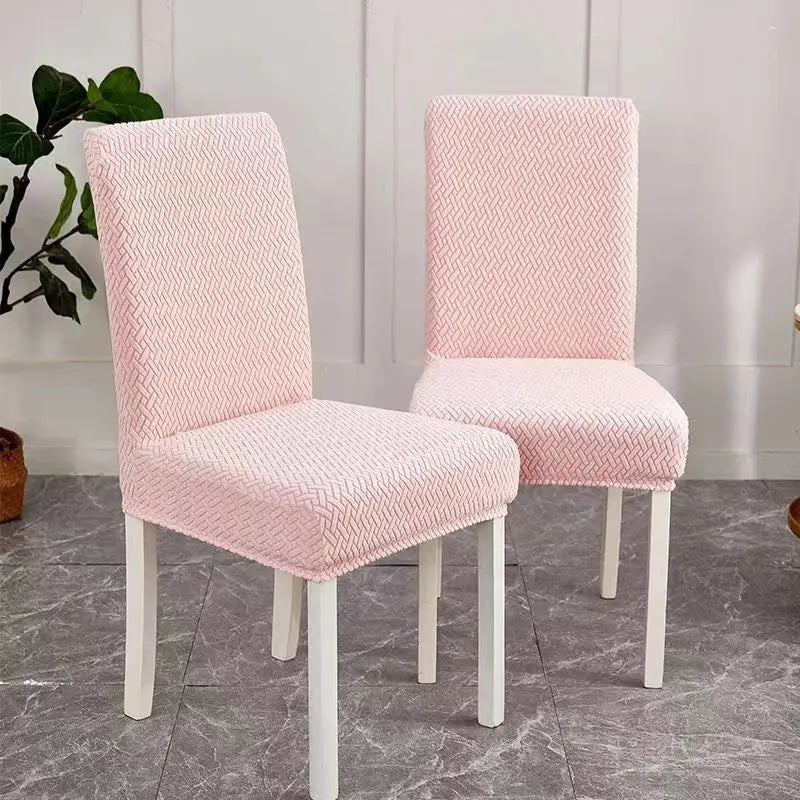 Housse Protection Chaise Jacquard LUMINA Pink-M