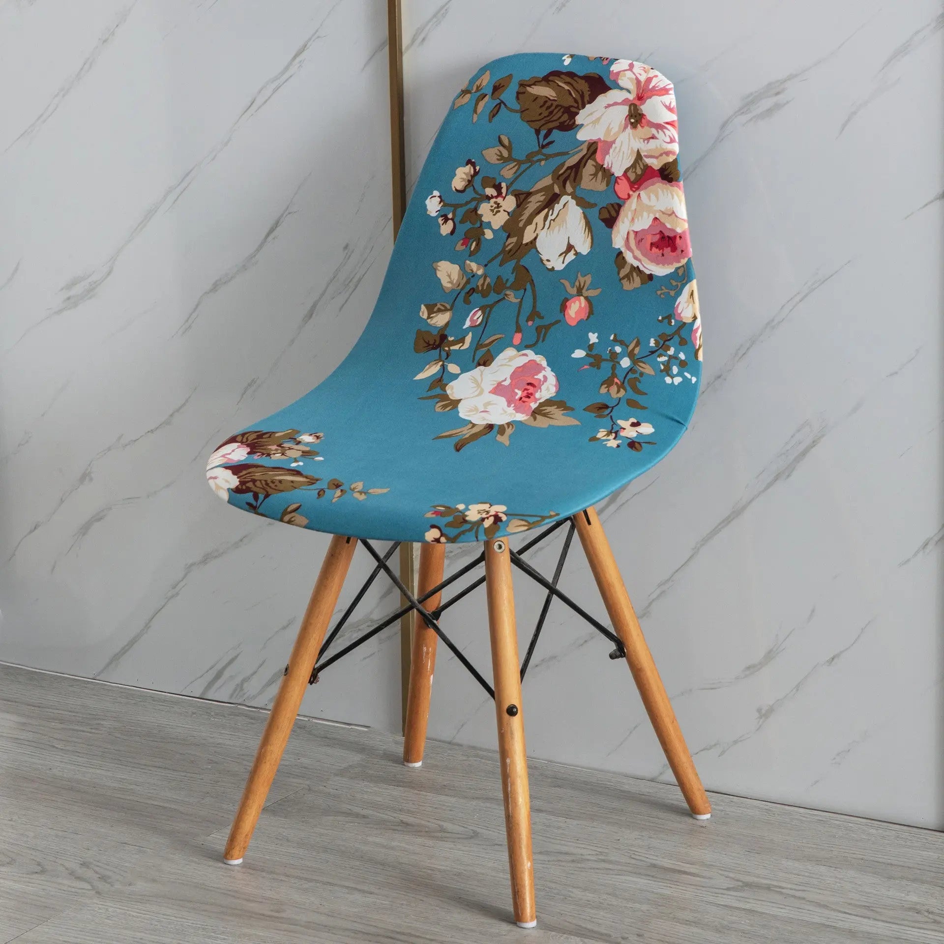 Housse Protection Chaise Moderne ZEBRA Sea of flowers