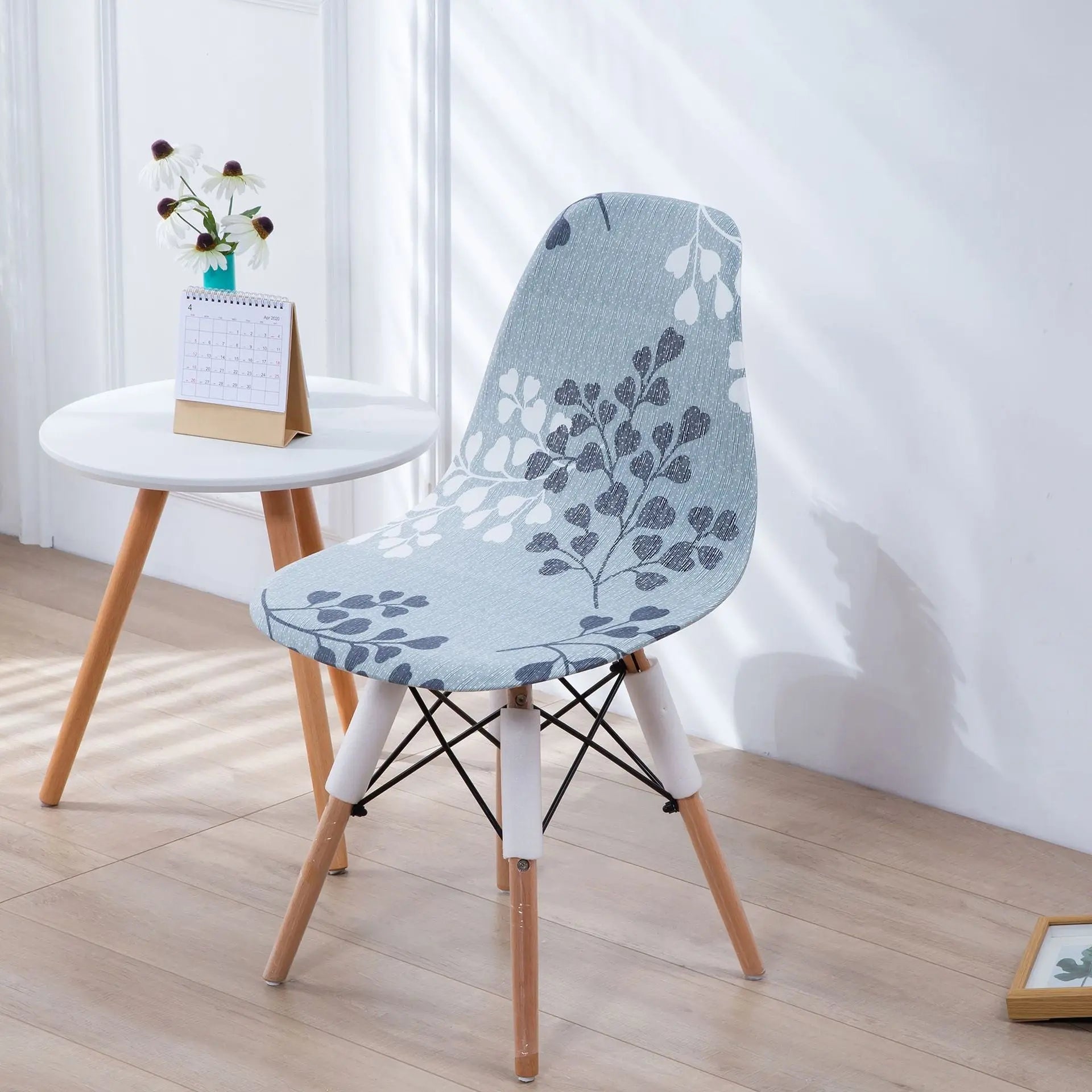 Housse Protection Chaise Moderne ZEBRA Leaves informed