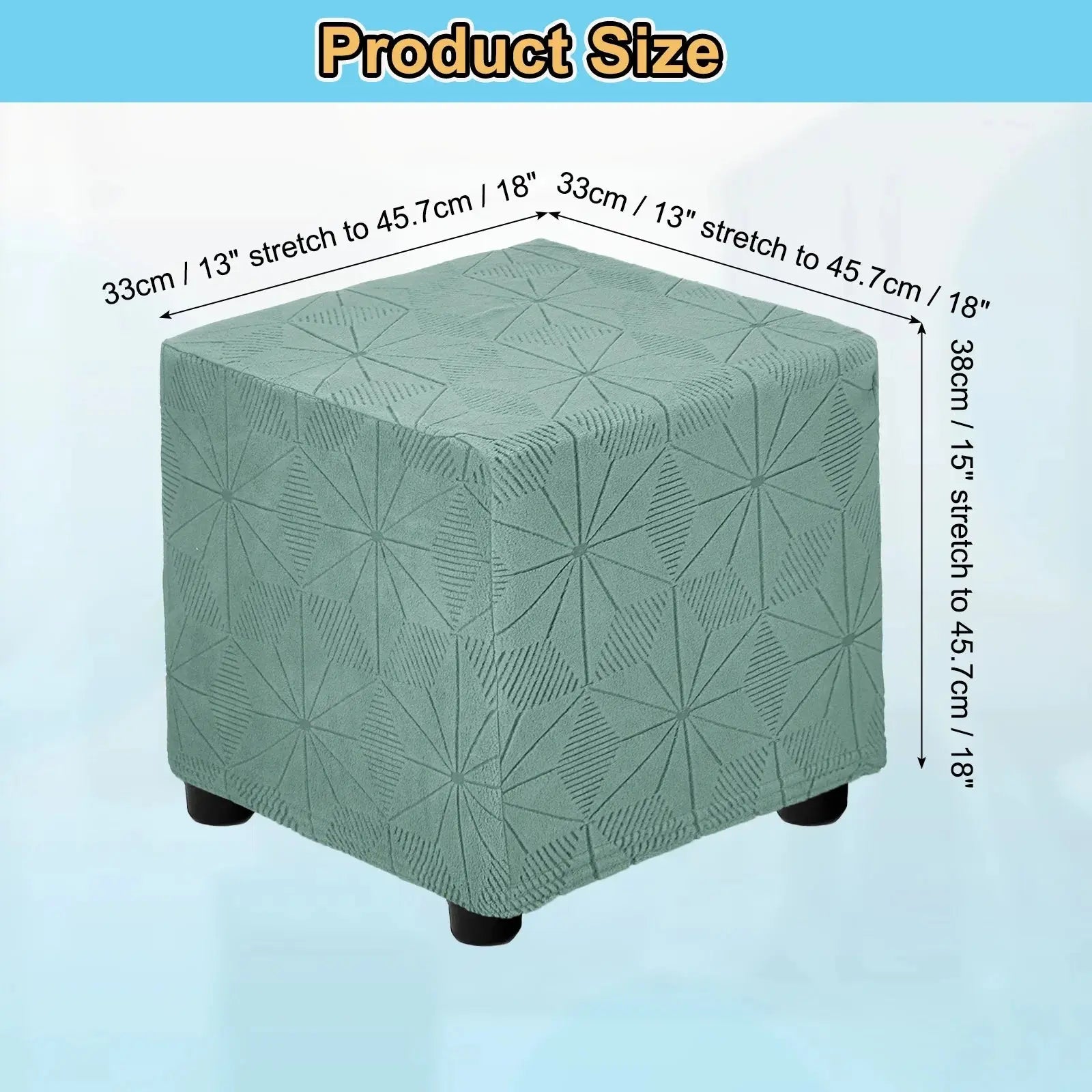 Housse Repose-Pied Extensible JACQUO Housse de France