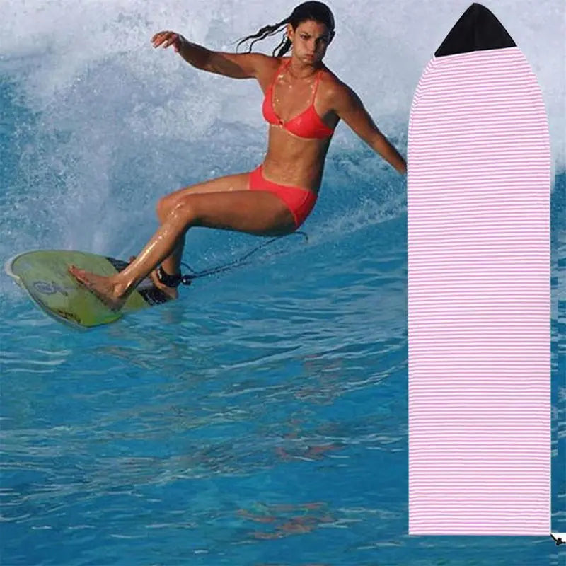 Housse Snowboard Rayée Polyester ZIVOR Pink-180x50