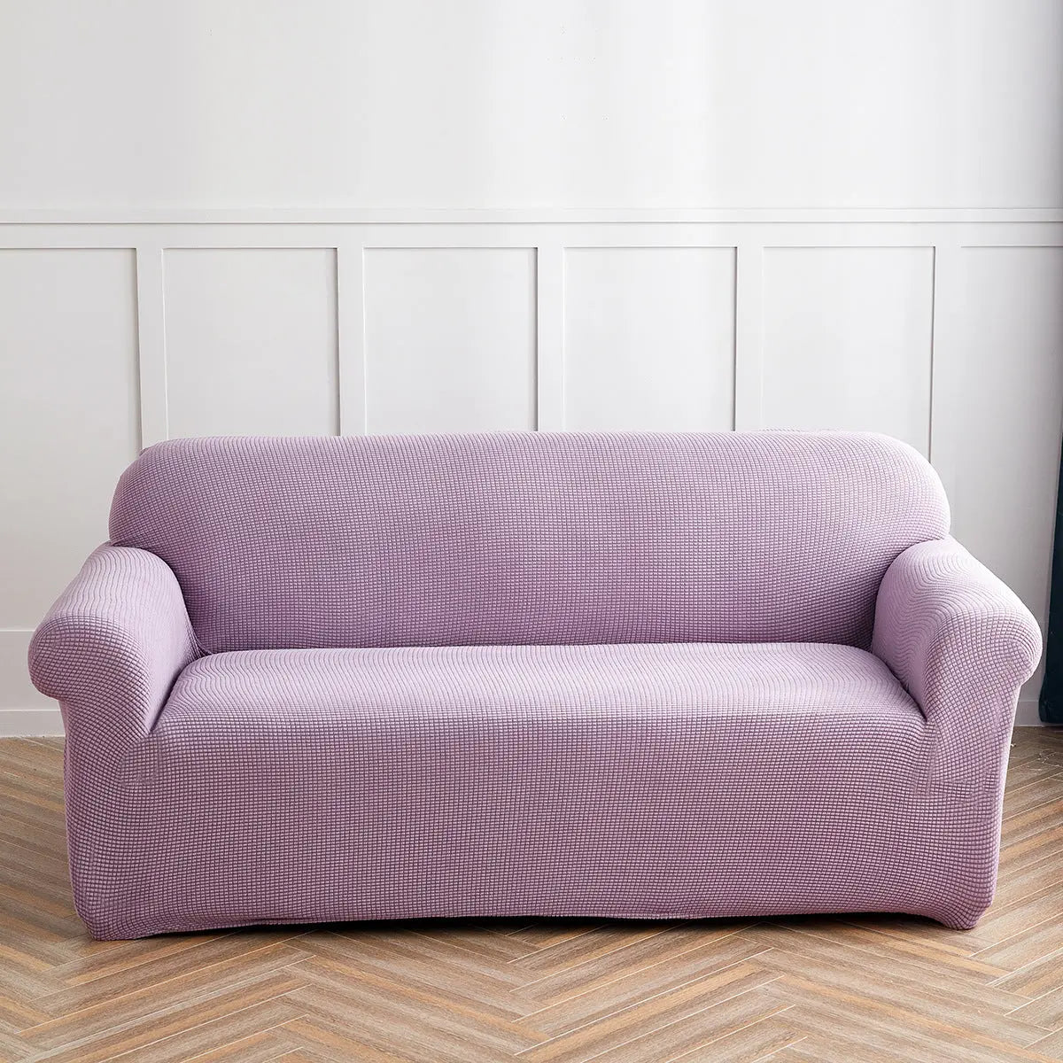 Housse Soderhamn Velours Extensible CORVELIA Moon Purple-235To290CM