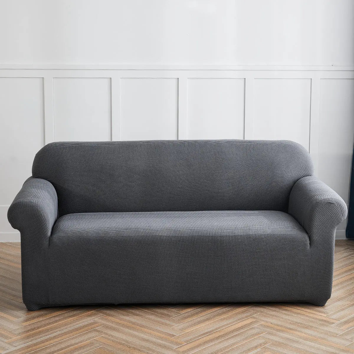 Housse Soderhamn Velours Extensible CORVELIA Middle East Gray-185To230CM