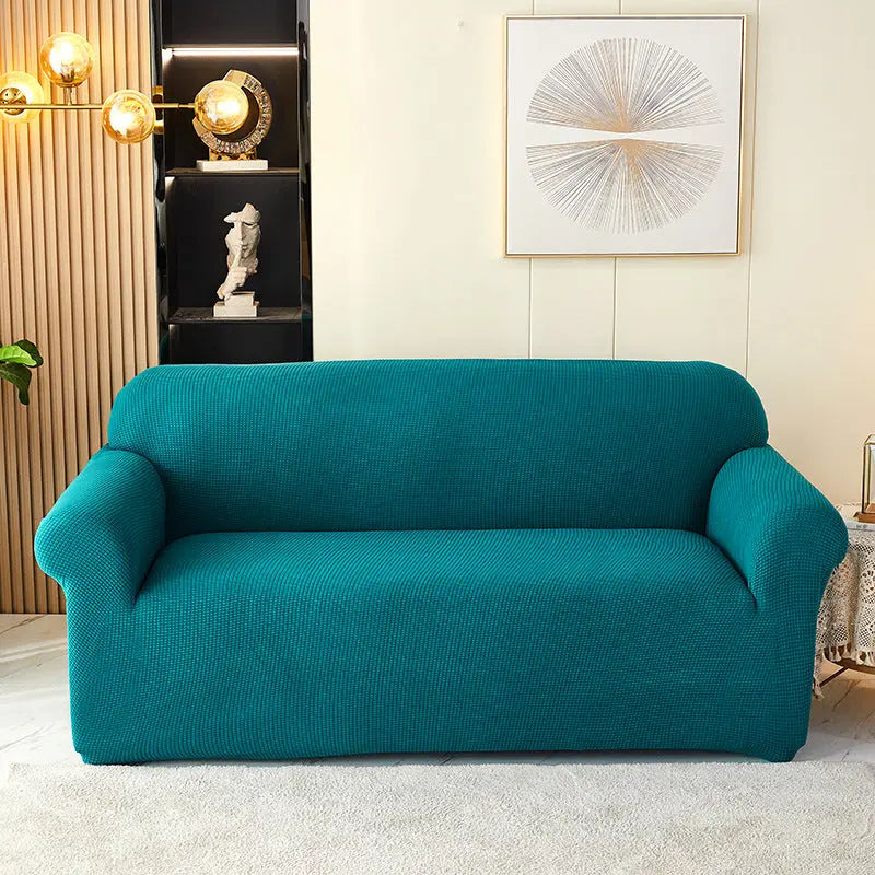 Housse Soderhamn Velours Extensible CORVELIA Olive Green-185To230CM