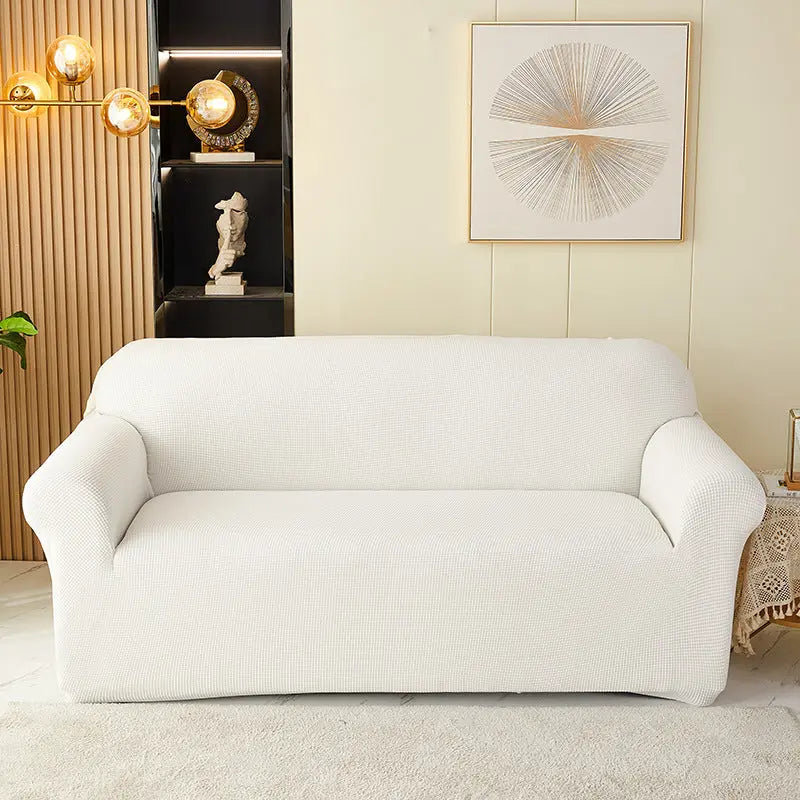 Housse Soderhamn Velours Tout-en-Un CORVINA White-185To230CM