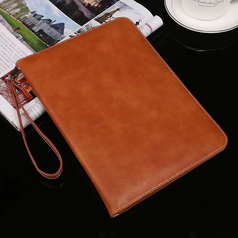 Housse Tablette Imitation Cuir SOMELIA Light Brown-IPad 9.7