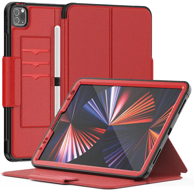 Housse Tablette Silicone Doux FLIPZ Red-IPad mini45
