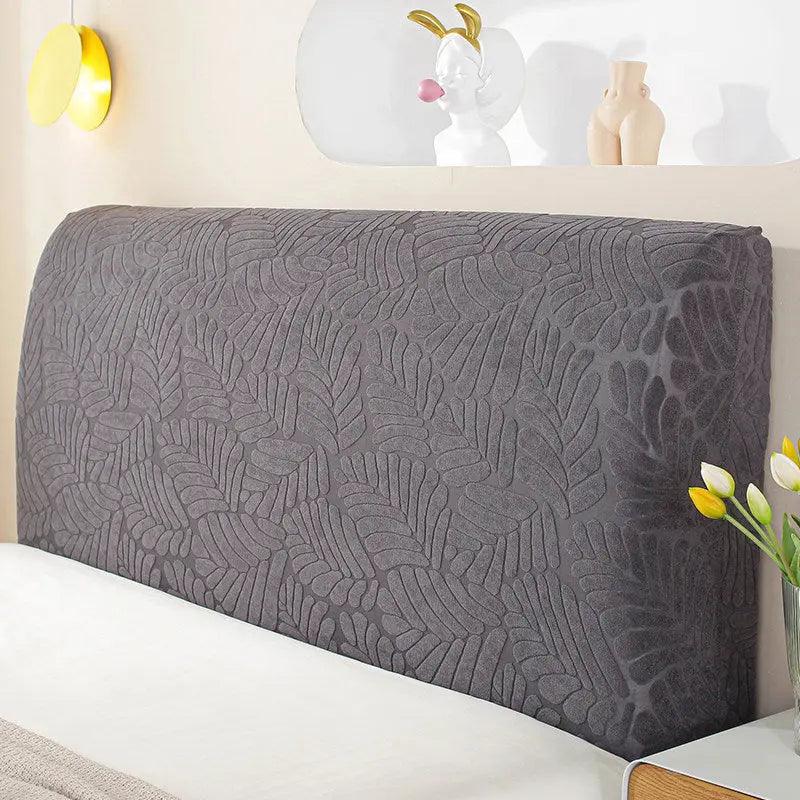 Housse Tête de Lit Tricotée UniCOVER Dark gray-2.2meters