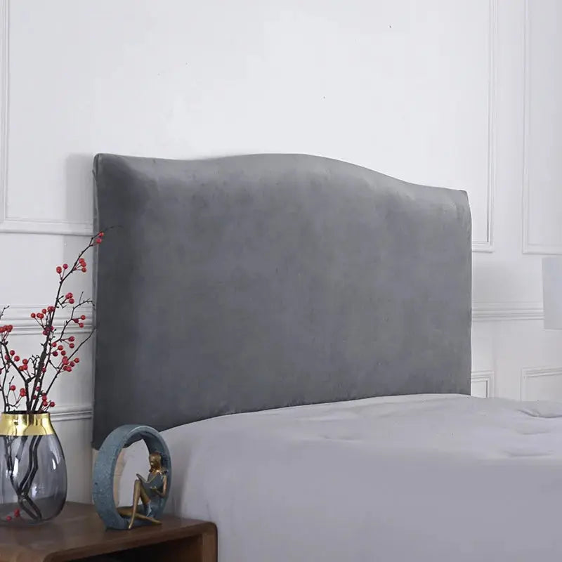 Housse Tête de Lit Velours Élastique VELUNA Housse de France