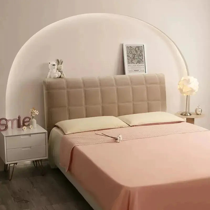 Housse Tête de Lit Velours Plaid QUORIN Housse de France