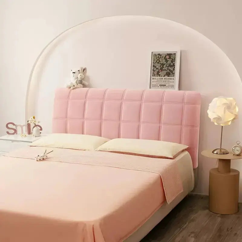 Housse Tête de Lit Velours Plaid QUORIN Housse de France