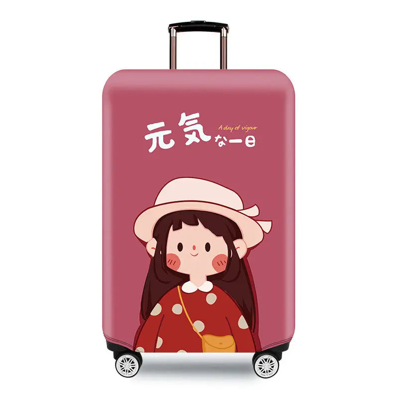Housse Valise Élastique Résistante ASLAN Vigorous Girl-M